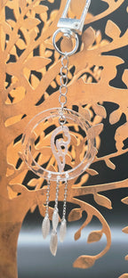 Bijoux de sac 2 en 1 - Aile d'ange en résine